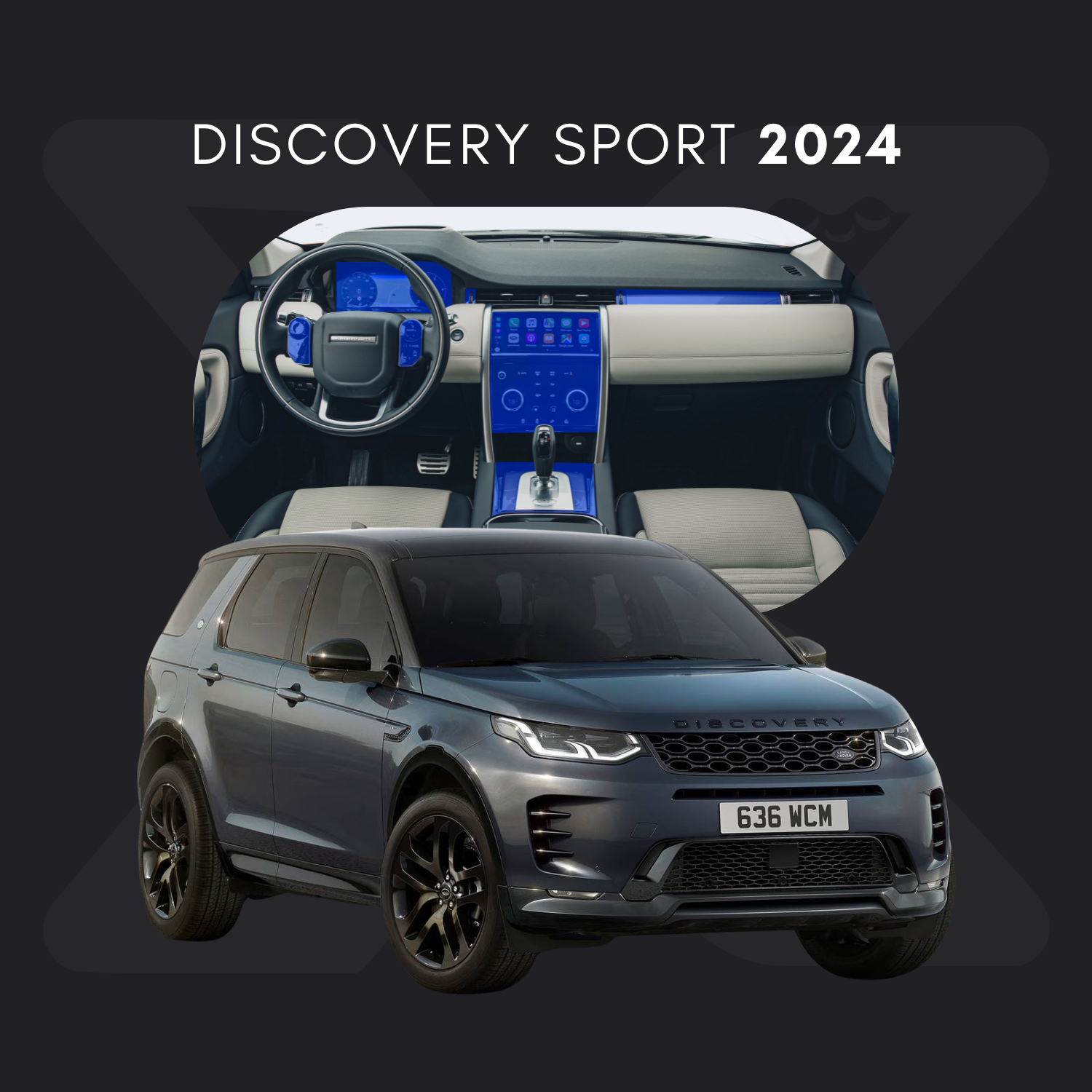 Land Rover Discovery Sport Película Protectora Transparente PPF para Interiores – Kit Completo