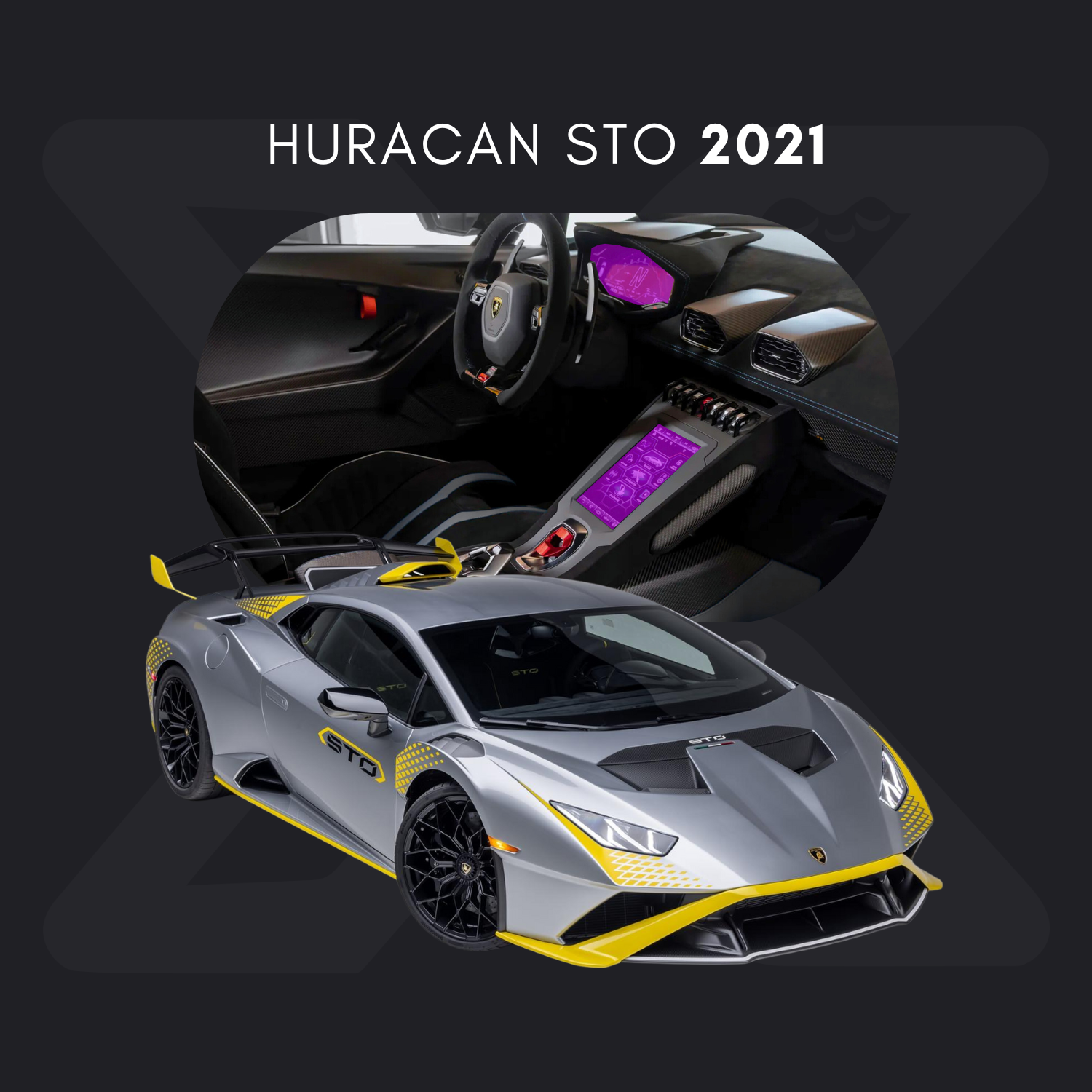 Lamborghini STO Película Protectora Transparente PPF para Interiores – Kit Completo